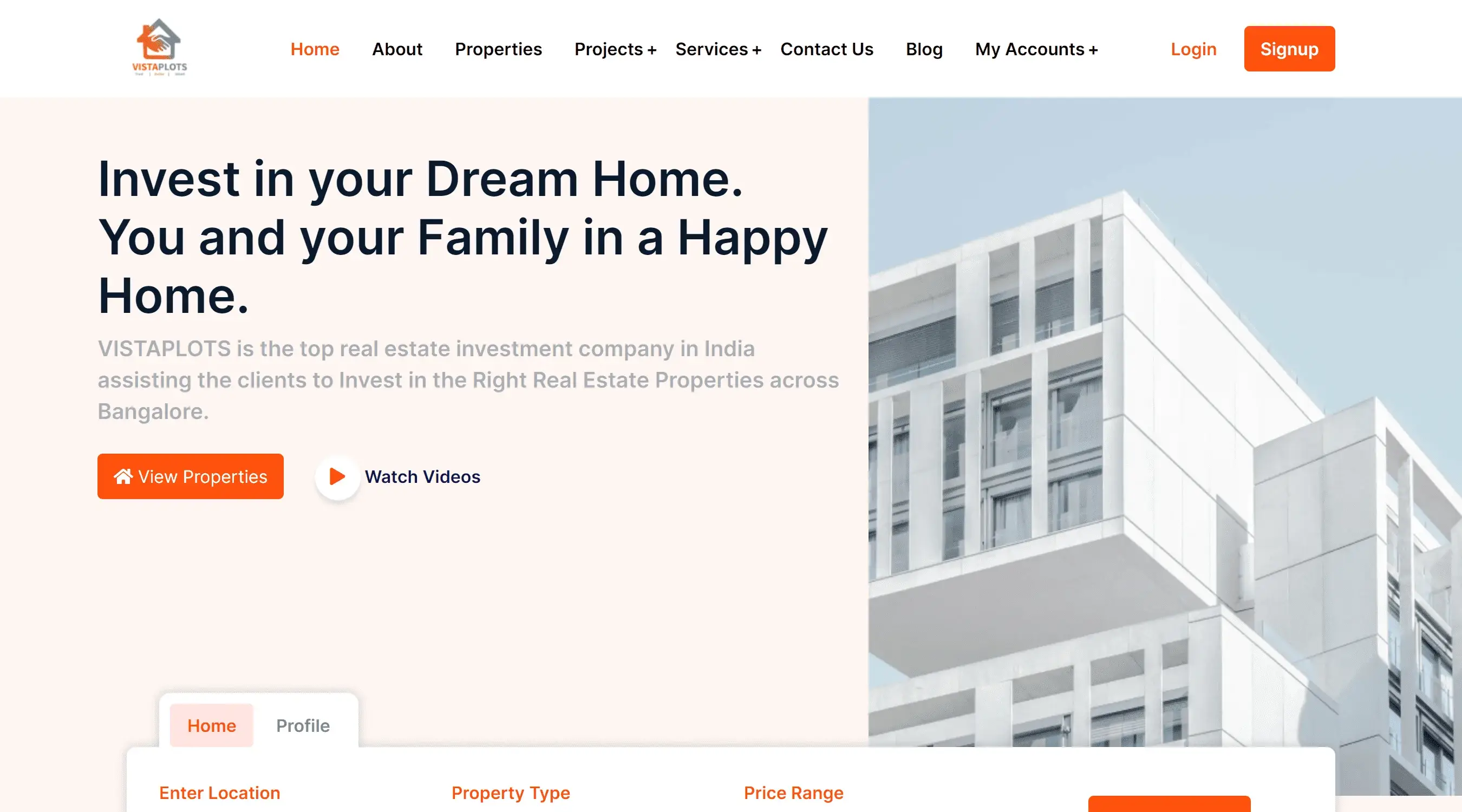 Vistaplots - The top real estate investment company